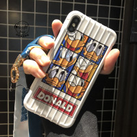 火豹行李箱唐老鸭vivoy50手机壳硅胶可爱女卡通iqooeo3防摔oppo92s