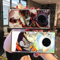 火豹华为mte30手机壳mte30保护套钢铁侠外壳鸣人创意玻璃mt防摔por网红met洗衣机mt男met女