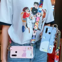 火豹vivoz5手机壳z5硅胶外壳z3手机套vivou3保护套vivoy3软壳z3i防摔腕带支架斜挎背带女挂绳挂脖卡通