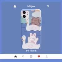 火豹日韩小熊小兔适用vivo9s手机壳20//23/2/y9/y93/y83/y85/z3i/s1磨砂