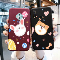 火豹vivos5手机壳vivoy9s小狗小兔y1女款y3男萌硅胶vivou3可爱z 小狗-vivo-Y9s-酒红手手机座