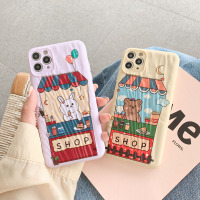 火豹褶皱纹卡通冰淇淋小熊小兔vivoy93s手机壳30硅胶软壳23情侣2男女y85创意y9网红y83/y81