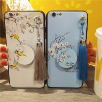 火豹vivoy83幻彩版手机壳vivo9古风保护套y81s花鸟浮软9流苏