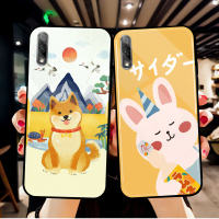 火豹华为荣耀10手机壳畅玩9软9硅胶9滴胶8防摔8M软壳8C保护套畅享M外壳畅想男女款支架卡通夕霞