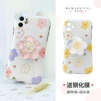 火豹苹果11手机壳小蛮腰摄像头全包iphoe11m保护镜头ip8p花朵s新SE2防摔r带支架9可