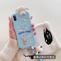 火豹小蛮腰趴趴玉桂狗浮iPhoe11 m手机壳6s/苹果8/s/r特厚保护屏幕硅胶加厚软壳i