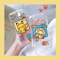 火豹小蛮腰透明卡通鸭iPhoe11手机壳网红苹果s m全包边防摔硅胶r日漫时尚个性/8保护