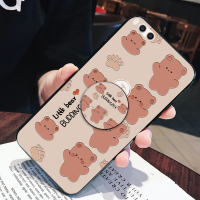 火豹锤子3手机壳2S软2硅胶防摔3全包边R1套伸缩支架男女情侣学生可爱卡通夏日清新花朵柯基小熊 坚果3-气囊-跳手机座