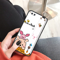 火豹2手机壳锤子3斜跨背带挂绳男女新款软硅胶3网红小熊r1腕带支架防摔2s全包保护潮流情侣 坚果3-白底维尼手机座