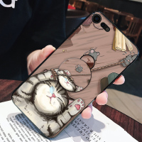 火豹锤子3手机壳2S软2硅胶防摔3全包边R1套软壳伸缩支架男女款个性创意清晰彩绘口袋兔潮牌 坚果Pro2S-气囊-手机座