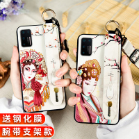 火豹3手机壳女款防摔软硅胶锤子中国风古装京剧腕带保护套网红复古全包边挂绳斜挎跨背带戏曲个性