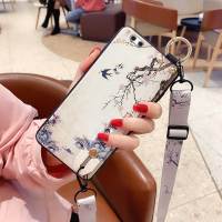 火豹锤子3手机壳2潮流2s软硅胶R1防摔3磨砂全包边保护套创意腕带支架复古中国风斜挎挂绳背带梅花女 坚果3黑壳-梅手机座