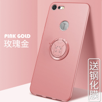 火豹锤子3手机壳2保护套3硅胶2s防摔锤子r1全包萌鼠支架创意简约潮男女款 坚果pro2s-玫瑰金+萌鼠支架+钢手机座