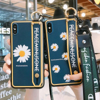 火豹魅族16s手机壳魅族16s小雏菊女款潮牌腕带硅胶套魅族6小清新少女全包防摔软ke魅族6简约送