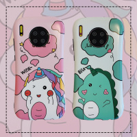 火豹可爱卡通华为p40小蛮腰手机壳ov3硅胶ov4全包男女情侣v30防摔光面粉色荣耀20网红ov5p