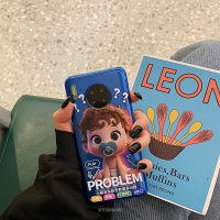 火豹原创奶嘴婴儿适用mte20华为mte30手机壳mte30荧光硅胶5G版透明色软壳男女情侣款抖音网红全包边超薄