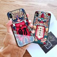 火豹P苹果手机壳R中国风S m貔貅iphoe金万两8玻璃6S故宫m/11国6潮iph