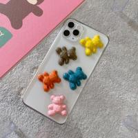 火豹卡通滴胶小熊软糖iphoe11m手机壳8硅胶S软壳R透明