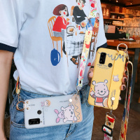 火豹华为荣耀ply4t手机壳维尼熊荣耀ply4t保护套卡通女斜挎荣耀ply3手机套全包ply3e防摔硅胶荣耀p