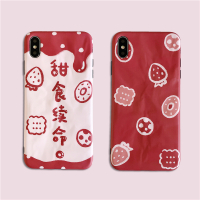 火豹可爱甜食8苹果手机壳S M/R/iPhoe/p/6s女iPhoe11硅胶个性创意全包防摔