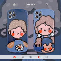 火豹韩风漫画情侣苹果11手机壳iphoe11硅胶/s/r防摔m全包8摄像头pSe2可爱潮牌情侣创