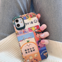 火豹卡通加油拼图iphoe苹果手机壳iPhoe11创意sm/r/iPhoer/se/m情