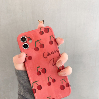 火豹复古做旧樱桃iphoe苹果手机壳iPhoe11/sm女款r/iPhoer/m/8p