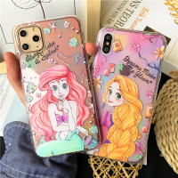 火豹美人鱼公主浮iphoe11手机壳苹果s mR 6s/8卡通