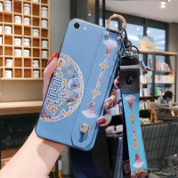 火豹中国风vivoy66手机壳y66女款vivo y6吉祥腕带y69复古宫廷y51挂绳y1硅胶防摔y55全包边磨砂软壳