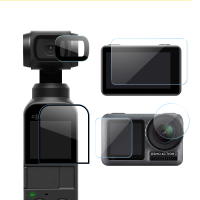 火豹适用灵眸云台钢化膜DJI OSMO Pocket运动相机高清贴膜保护膜镜头玻璃屏幕口袋灵眸配件防指纹