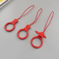 火豹手机挂绳指环扣短男女适用于苹果vivo挂件吊坠oppo创意桌面架防摔 红色指环支架-3个装手机支架手机座