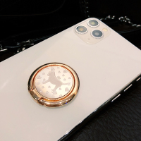 火豹时钟手机指环扣环支架便捷oppo懒人创意小型苹果架子vivo时尚磁吸 爱心狗手机支架手机座