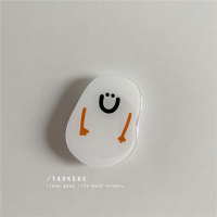 火豹可爱卡通折叠手机壳支架桌面伸缩支架手机扣指环扣女式通用 单独小怪物支架手机座