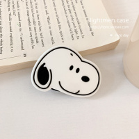 火豹硅胶手机支架折叠伸缩防摔看视频刷剧指环扣女款个性创意卡通新款 史努比手机座