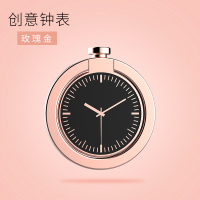 火豹手机扣指环扣指扣环支架桌面vivo华为oppo苹果通用多功能 卡扣式 简款钟表指环-玫瑰金手机座