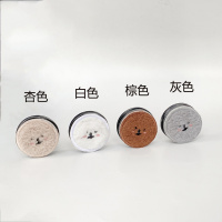 火豹(买二送一)毛绒气囊手机支架小熊卡通懒人桌面多功能伸缩气垫手机扣指环扣女可折叠手机配件 灰色手机座