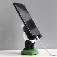 火豹创意个性大熊猫手机平板支架座客厅书桌摆件懒人桌面时尚生日 熊猫站立款手机支架手机座