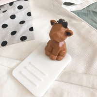 火豹韩国可爱卡通动物手机支架创意懒人桌面手机架看电视摆件 支架-小鹿手机座