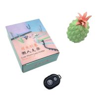 火豹萌虫懒人支架桌面床头车载手机支架八爪鱼毛毛虫多功能三脚架 草绿色带蓝牙自拍器手机座