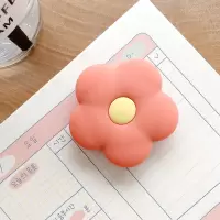 火豹可爱花花日韩国卡通伸缩支架手机配件男女款懒人可折叠闺蜜支架风 伸缩支架橙色泫雅花手机支架手机座