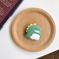 火豹卡通可爱苹果通用日韩伸缩华为懒人支架oppo手机配件硅胶vivo网红道具可折叠男女款个性创意风潮 草绿小恐龙折手机座