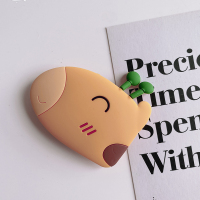 火豹卡通可爱气囊手机支架动物史黛拉兔泰迪狗狗少女硅胶防摔桌面支架 可爱长颈鹿手机座