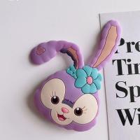 火豹卡通可爱气囊手机支架动物史黛拉兔泰迪狗狗少女硅胶防摔桌面支架 史黛拉兔手机座