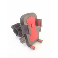 火豹摩托车手机架电瓶电动车外卖骑手车载导航支架自行车骑行手机支架 装车把手机支架红色(送绑带)手机座