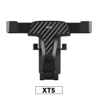 火豹凯迪拉克TSLT5 CT6T6TST4手机车载支架出风口导航座改装 XT5专用款[碳纤款]手机座