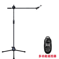 火豹手机俯拍支架桌面录像录视频拍自录书法画画微课录制翻拍架子 落地俯拍+多功能遥控器不带灯手机支架手机座