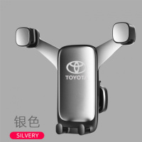 火豹丰田车载手机架出风口新凯美瑞汉兰达威兰达雷凌CHR亚洲龙皇冠86 丰田手机架(银色)手机座