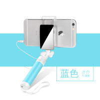 火豹通用自拍杆自拍照oppo自牌干8苹果架6手机型自排神奇适用于华为iPhoe支架8p器线控便携式 迷你[大镜手机座