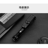 火豹荣耀20 20 9 10青春版无线蓝牙自拍杆拍照三脚架支持横坚 经典黑[新款蓝牙自拍杆]手机座