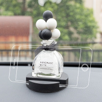 火豹汽车手机支架车用手机座可爱导航支撑架车载手机架 车内饰品摆件 黑白气球(手机座)手机座